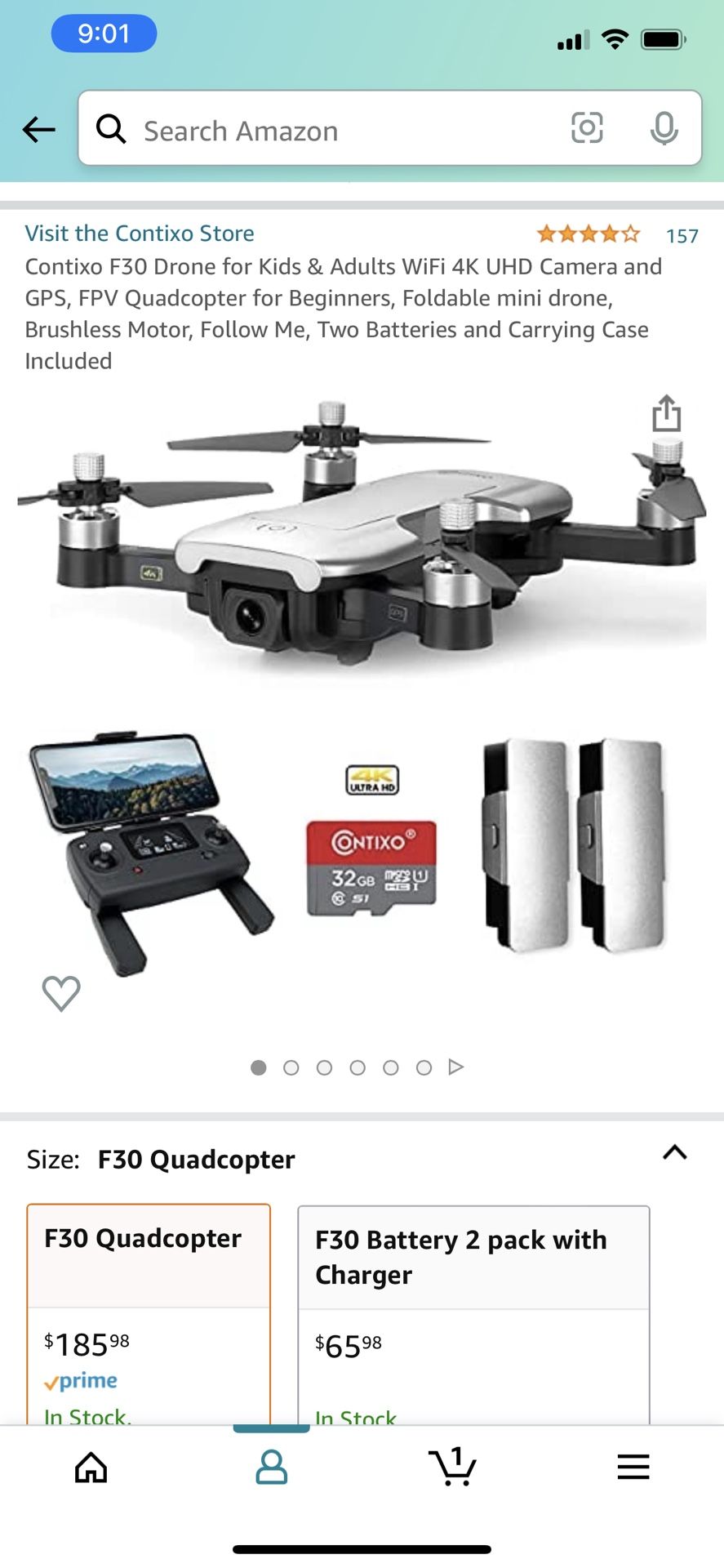 Contixo f30 2024 4k uhd drone