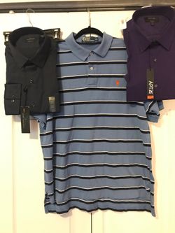 Marc Anthony, Ralph Lauren and Apt 9 shirts