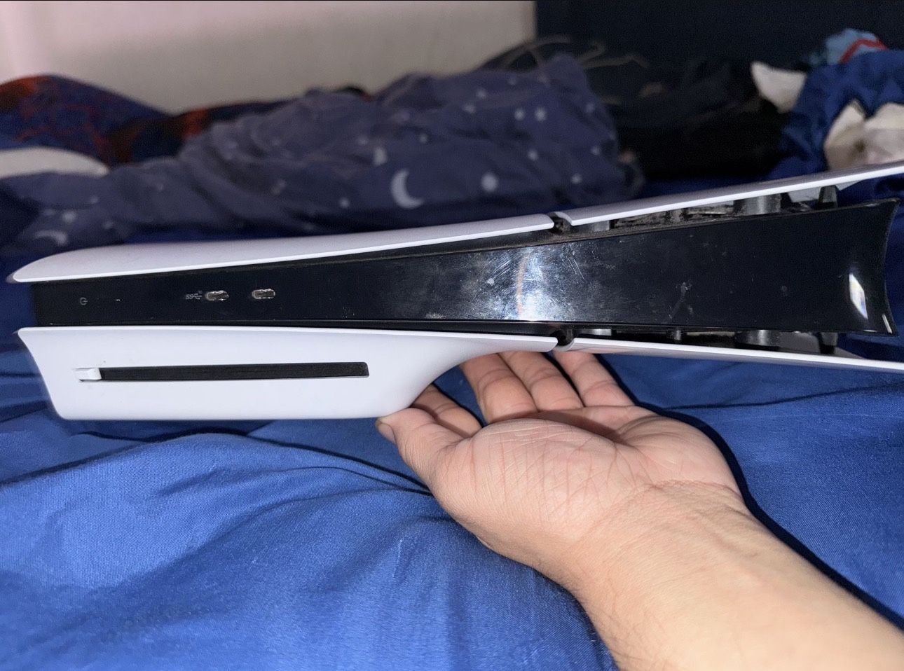 Ps5 Slim With Disc attachment
