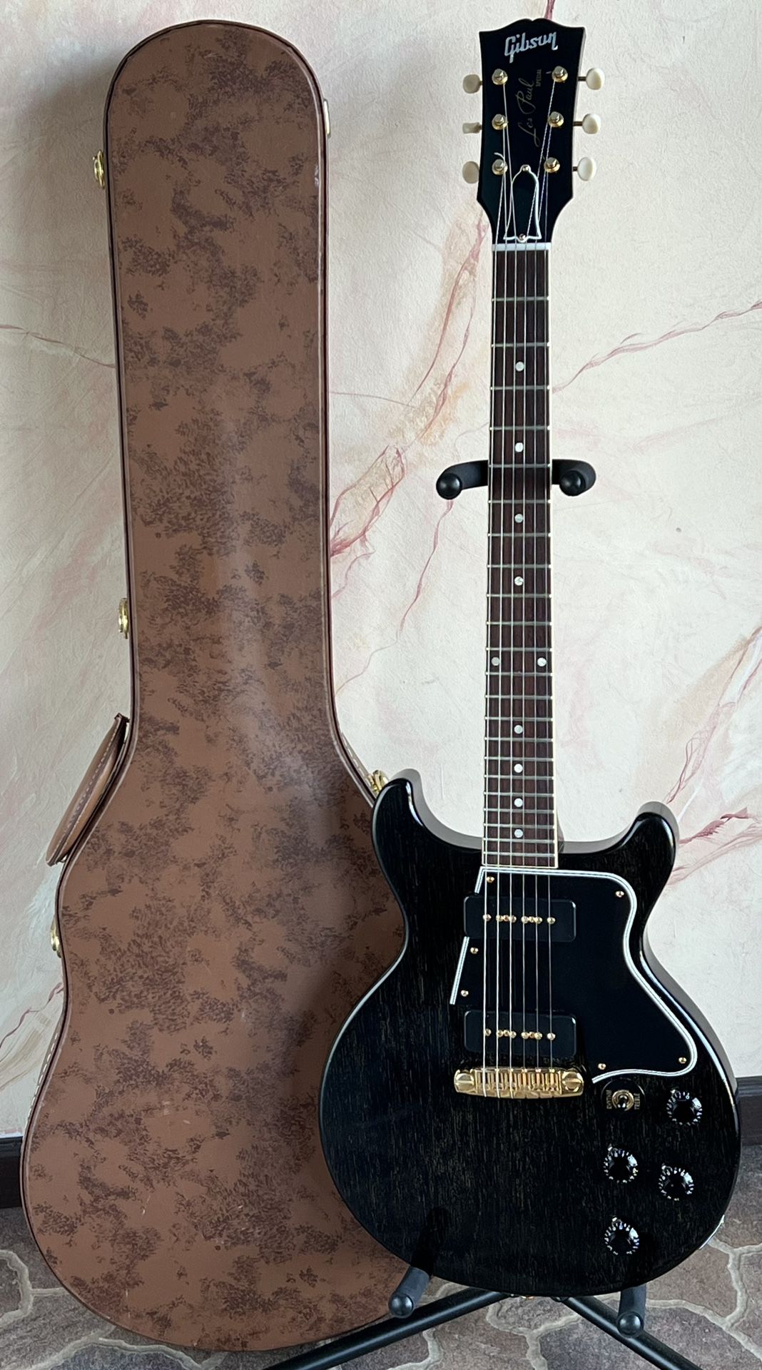 2017 Gibson Custom Shop Les Paul Special Double Cut Electric Guitar - TV Black