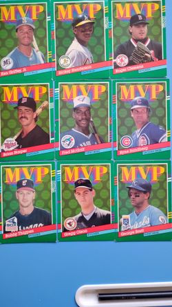 1991 Donruss MVP Baseball Card Lot of 9
