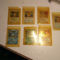 POKEMON HALO GRAPHIC CARDS  1st Series