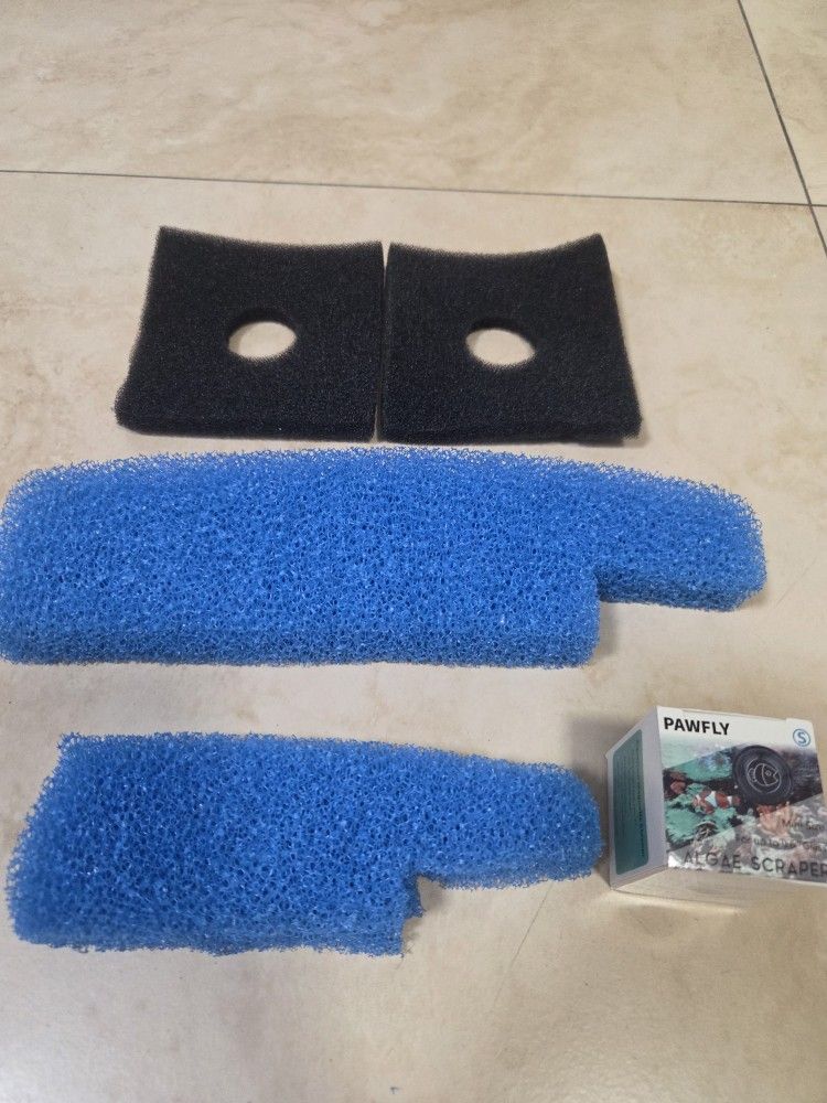 Filter Sponges And Magnet Cleaner