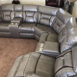 Sectional Recliner Sofa Set 