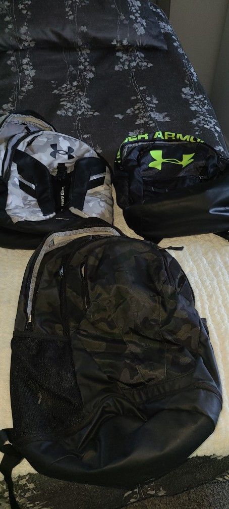 Lime/black Backpack Sold. The Two Backpacks Are Still Available. $10 For Each. 