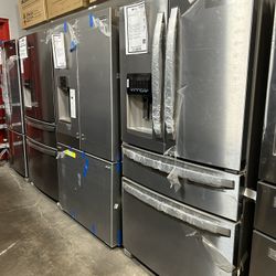 Stainless Steel 36” Inch French Door Refrigerators