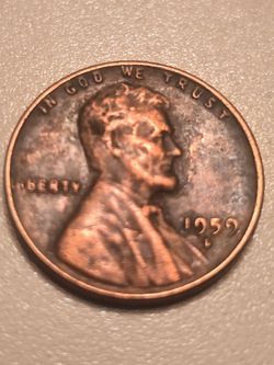 1959 D penny