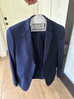Blue suit