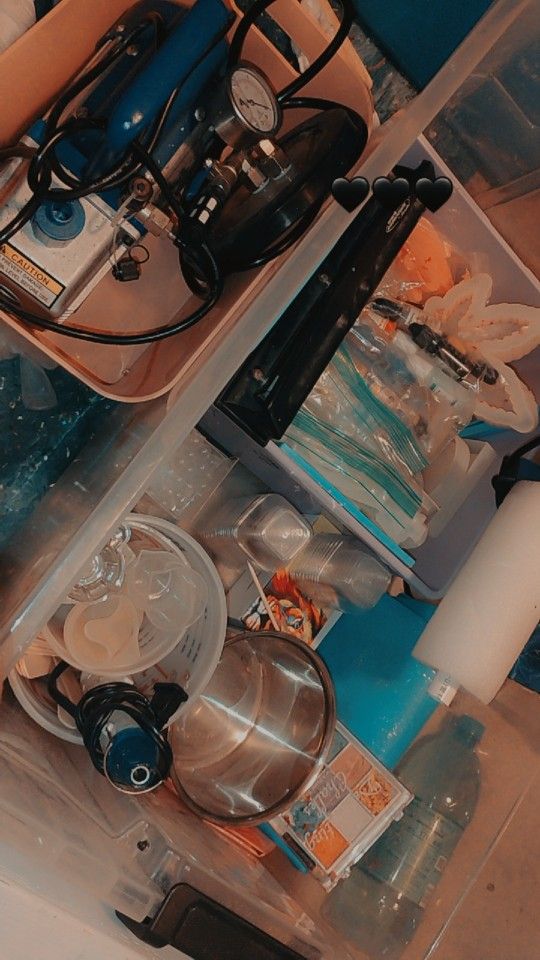 Huge Resin Supplies Lot