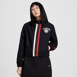 Champion Women's Game Day Full Zip Top - BLACK S