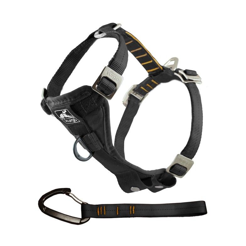 Kurgo Tru-Fit Dog Car Harness - Black XL Crash Tested