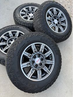 GMC AT4 18” OEM 6Lug wheels