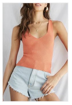 New! Cropped Top Sz Large