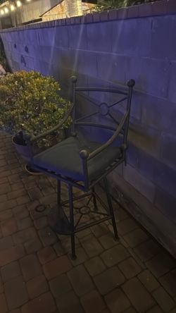 Cast iron chairs