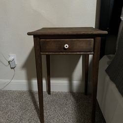 Antique Table With Drawer