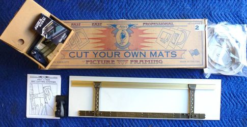 Nice Rare Vintage Alto's Brass EZ Mat Deluxe Cutter System W/ VHS Video