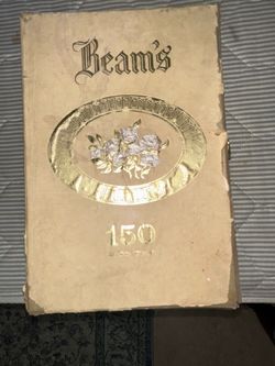 Jim Beams 150 Months Collectible Decanter With Case