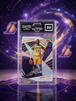 2018-19 Panini Revolution LeBron James Lakers Card ECC 10