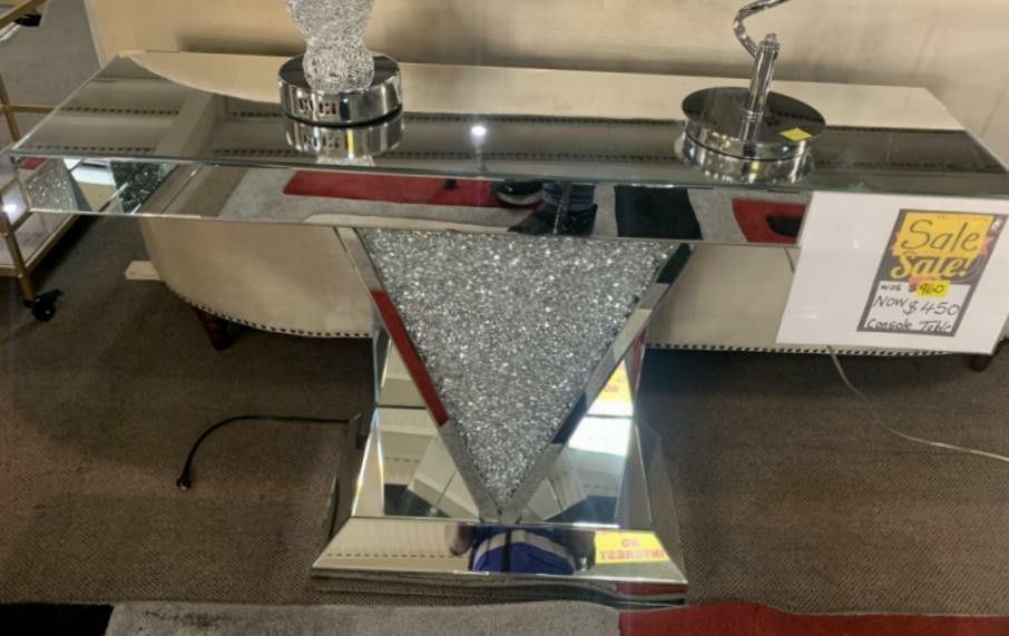 Mirrored Console Sofa Table $10 down
