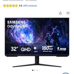 Samsung Odyssey 32” Monitor