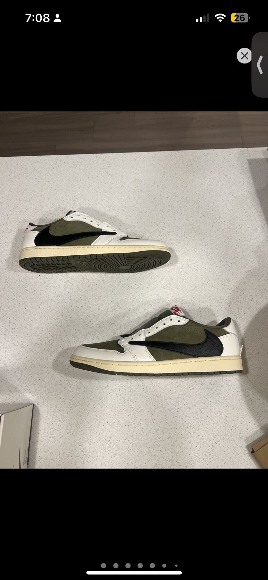 Jordan 1 Low Travis Scott Medium Olive