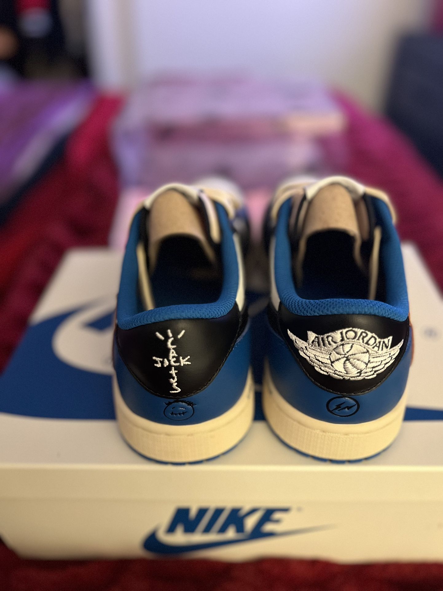 Nike Jordan 1 Low Travis Scott Fragment 9.5 for Sale in San Diego, CA -  OfferUp