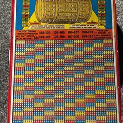 Vantage punch board games
