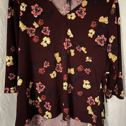 Women’s XL Floral Blouse 