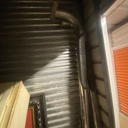 Side step rails to a Chevy duel y