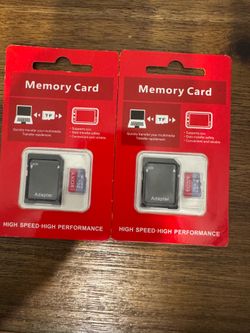 2 x 256Gb Sony micro SD Card with SD adapter