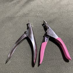 Nail clippers for acrylic nails