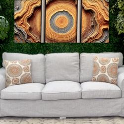 Light Gray Ikea Ektorp couch (Free Delivery 🚚 )