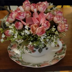 Teacup Floral Arrangement 