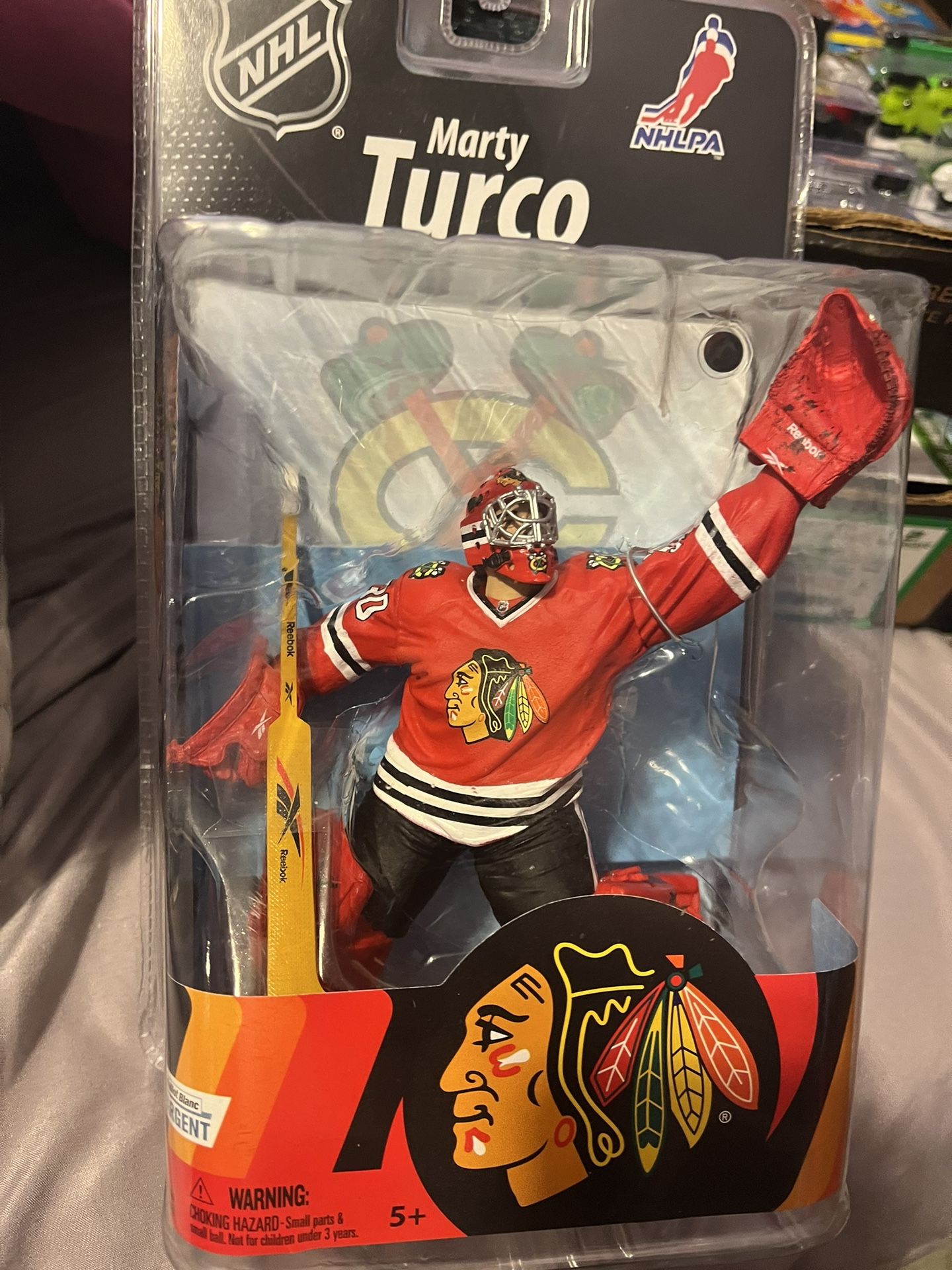 Hawks Goalie. McFarlane Figure $25