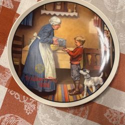 Norman Rockwell Mothers Day Plates - Collector 
