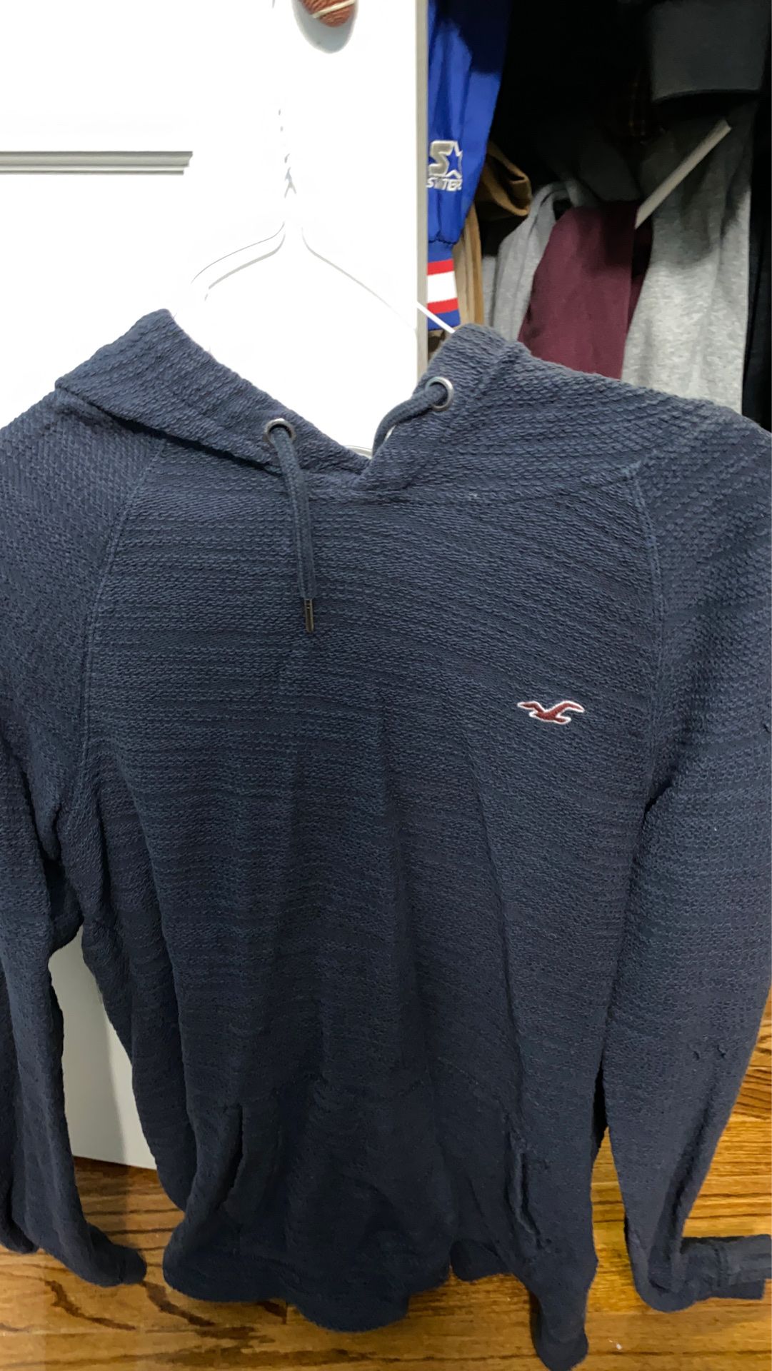Navy Hollister Hoodie Size Medium