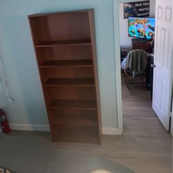 Wooden Bookshelves / Shelves  6Ft 7in  Long  2Ft 7in Wide 