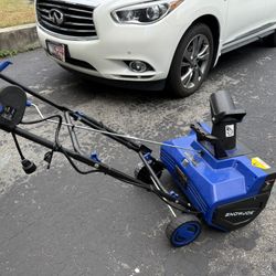 Barely Used SnowJoe 22” Electric Snow Thrower Snow Blower