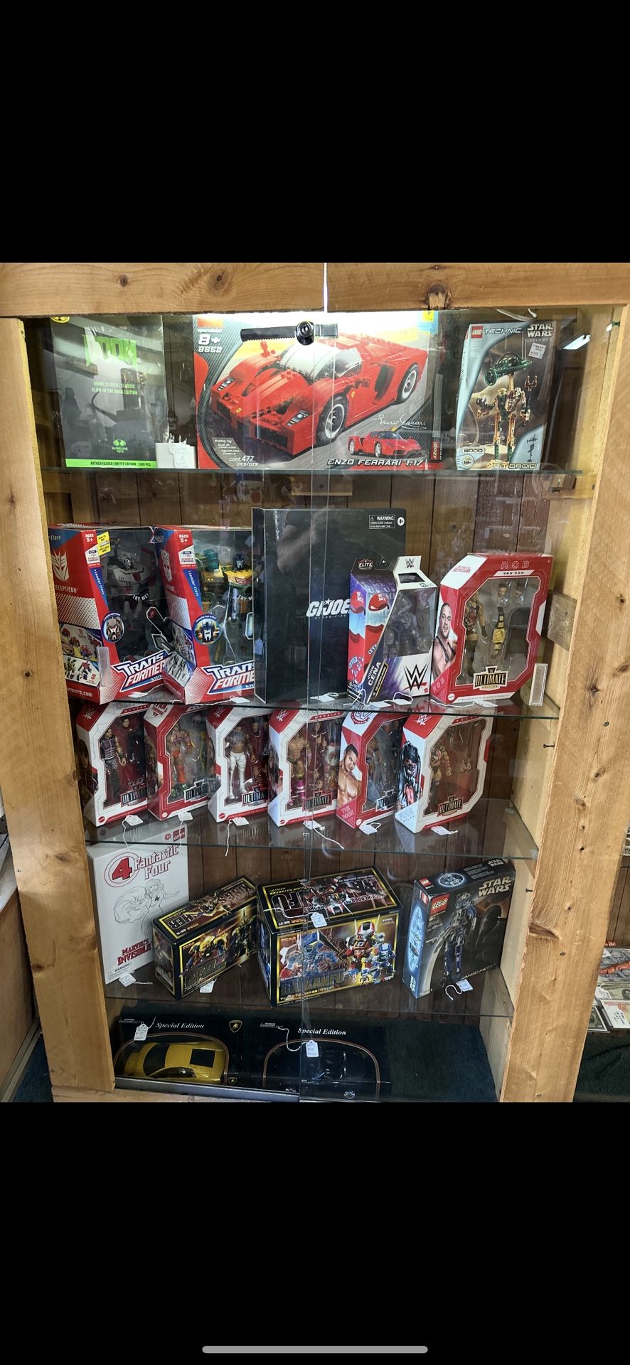 Transformers WWE Legos Lot Cena Warrior