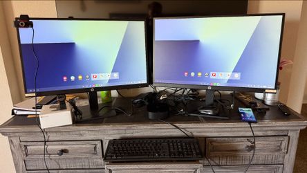 Hp Dual 27 " monitors