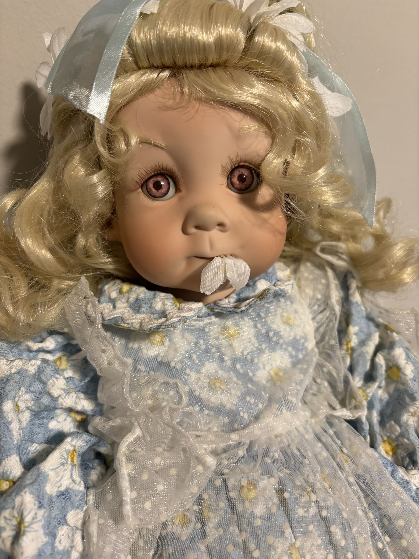 Vintage Daisy Porcelain Doll