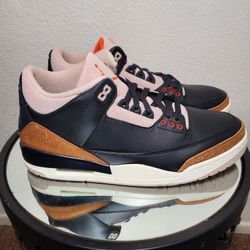 BRAND NEW JORDAN 3 FOSSIL STONE