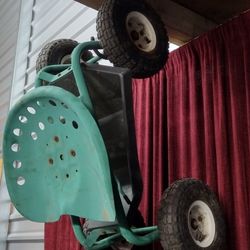 rolling garden cart
