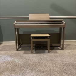 Roland RP701 Digital Piano in Light Oak