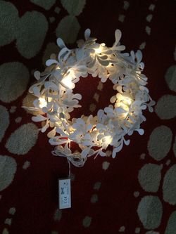 IKEA holiday decoration- self lit wreath