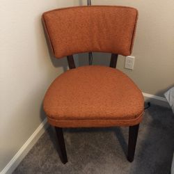 Antique Orange Chair 