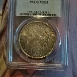 1921D Morgan Dollar Last Year 