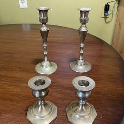 Antique Brass Candleholder Collection