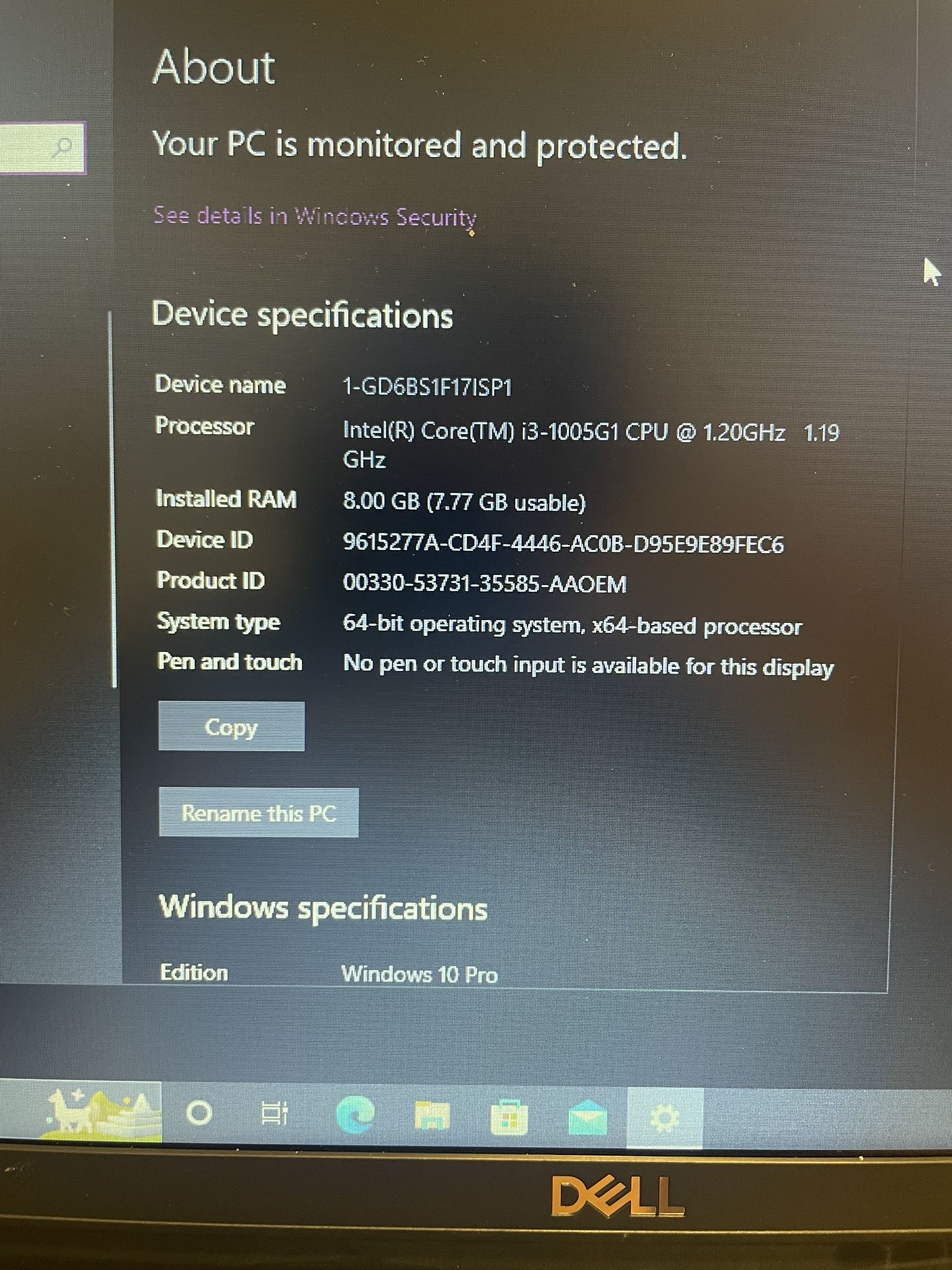 Dell Laptop