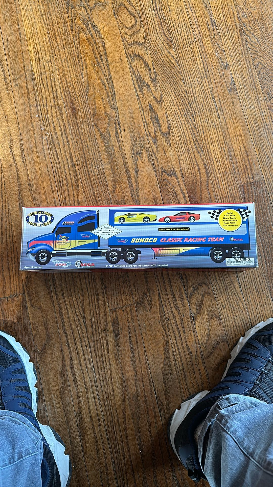 Sunoco Truck With 4 Cars Inside